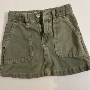 Zara Kid’s Khaki Green Skirt